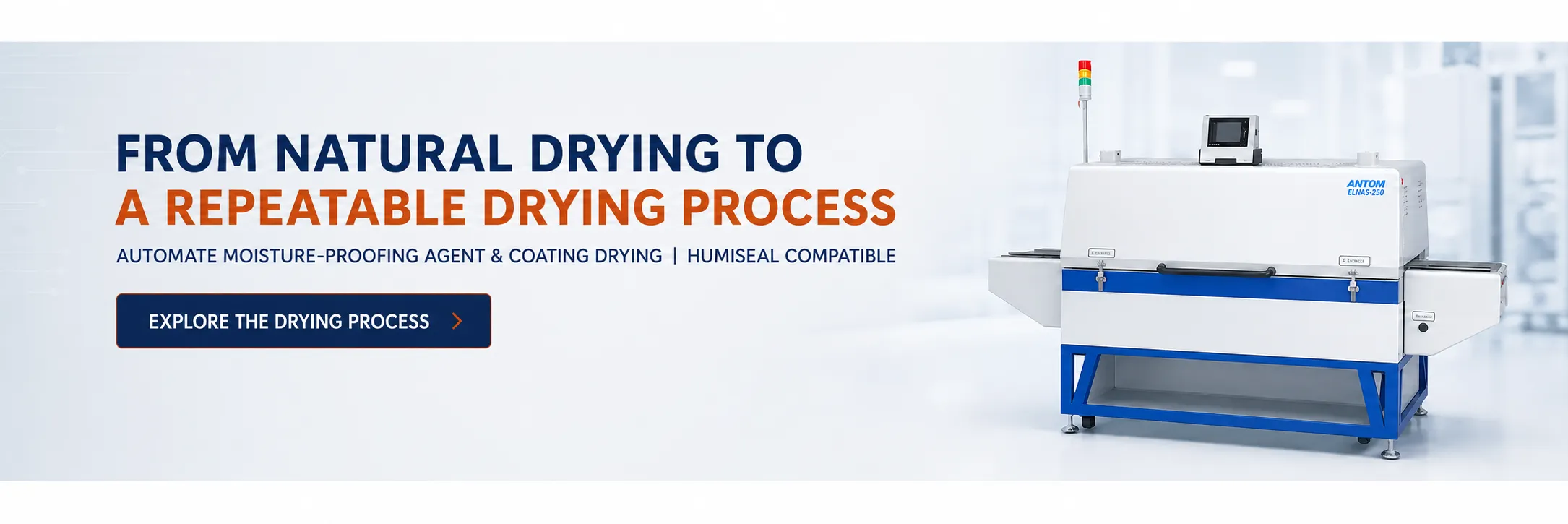 Moisture-proofing agents (such as HumiSeal) and the optimal solution for drying substrate coatings.