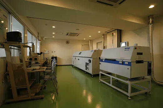 小型リフロー炉による実機評価・温度プロファイル測定